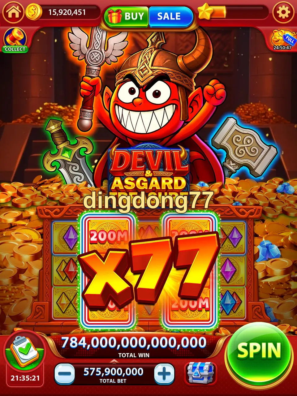 dingdong77 Masuk